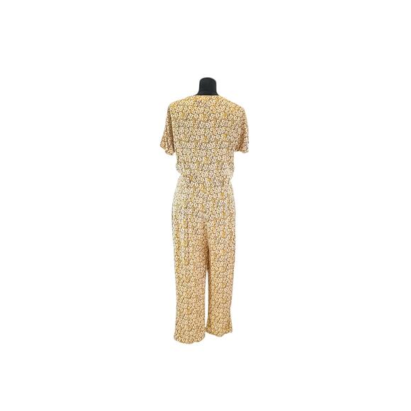 ASOS Yellow Floral Lightweight Romper - Size 6 - Picture 5 of 8